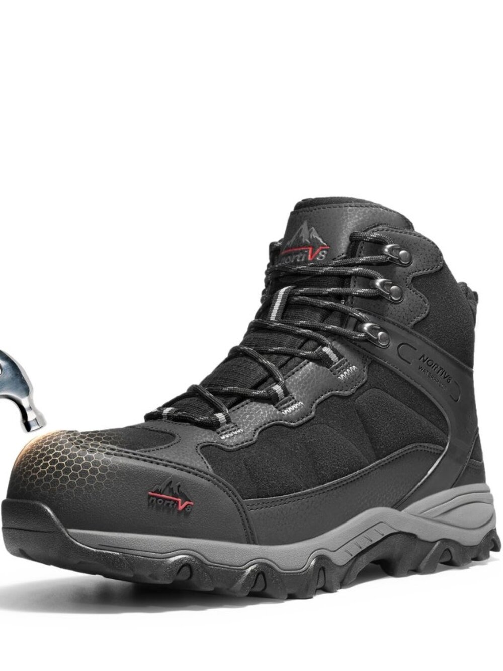 Men's Waterproof Steel Toe Work Boots